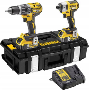Zestaw Combo DeWalt DCK266P2 DCD796 + DCF887 2x5Ah