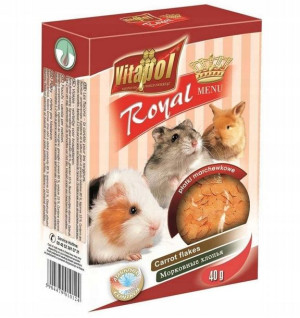 VITAPOL Menu płatki marchewka dla gryzoni 40g
