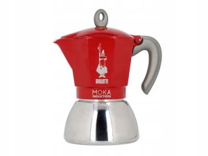 Bialetti kawiarka New Moka Induction 4tz czerwona