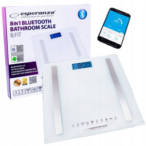 Waga Łazienkowa Analityczna Bluetooth 8w1 Cyfrowa