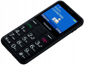 Telefon dla seniora Panasonic KX-TU155 czarny