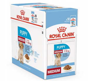 Karma ROYAL CANIN SHN Medium Puppy w sosie 10X140G