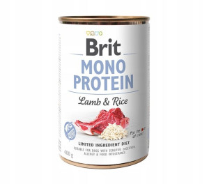 Karma BRIT Mono Protein jagnięcina ryż 400g
