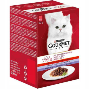 GOURMET MON PETIT Mix Mięsny 6x50g