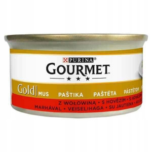 GOURMET GOLD mus z wołowiną 85g