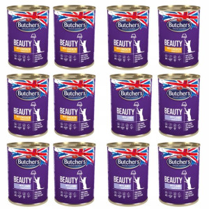 BUTCHER'S MIX mokra karma dla kota 12x400g