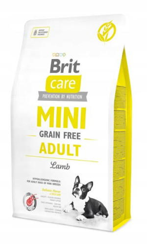 Brit Care Mini Grain Free Adult Lamb 2kg sucha