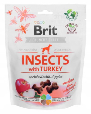 Przysmak Brit Care Dog Insect&Turkey 200g