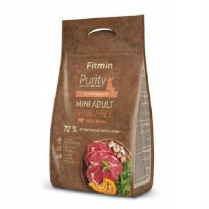 FITMIN Purity Adult Mini Beef karma dla psa 0,8kg