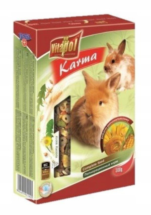 VITAPOL Pokarm pełnowartościowy dla królika 500g