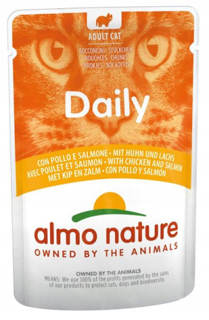 ALMO NATURE Daily Menu Kurczak z łososiem 70g