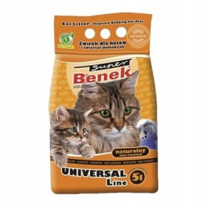 Żwirek dla kota Super Benek Naturalny 5L