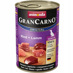 ANIMONDA Grancarno Senior wołowina jagnięcina 400g