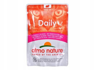 ALMO NATURE Daily Menu Tuńczyk z łososiem 70g
