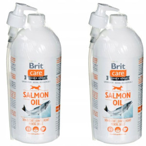 BRIT CARE Olej rybny butelka z pompką 2x1000ml