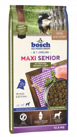 BOSCH Maxi Senior Drób Ryż 12,5kg Karma dla psa