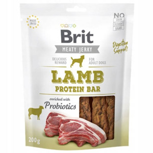 BRIT JERKY Lamb Protein Bar 200g przysmak dla psa