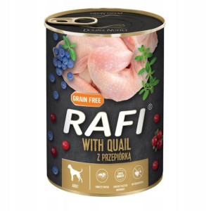 Dolina Noteci Rafi Pies przepiórka borówki 400g