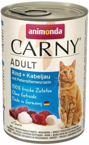 ANIMONDA Carny Adult wołowina dorsz 400g