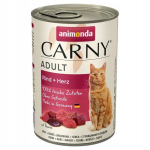 ANIMONDA Carny Adult wołowina serca 400g