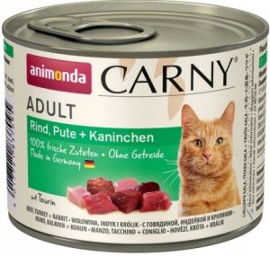 ANIMONDA Carny Adult wołowina indyk królik 200g