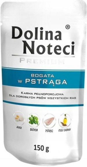 DNP bogata w pstrąga karma dla psa 150g