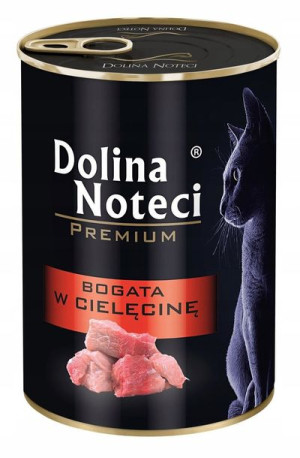 Dolina Noteci Premium dla Kota Cielęcina 400g