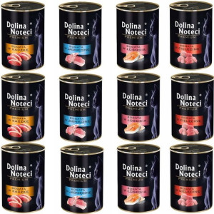 Mix smaków Dolina Noteci Premium Kot 12x400g