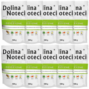 Pakiet Dolina Noteci Premium Dziczyzna 10x500g