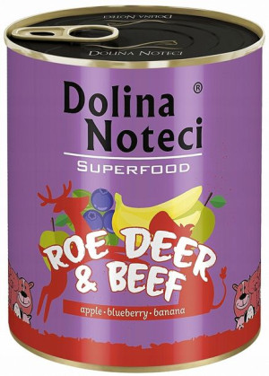 DNP Super Food dla psa sarna i wołowina 800g