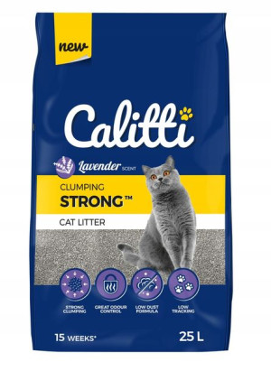 CALITTI Strong 25L Lavender żwirek dla kota