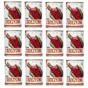 Tuf-tuf Puszka Mielonka Z Dziczyzną 24x400g - Pies