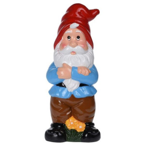 Krasnal ogrodowy kolorowy ozdoba do ogrodu figurka ogrodowa 40 cm