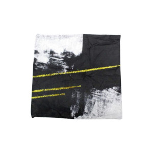 Poszewka na poduszkę 45x45 cm czarno-biala POMAZAJE NT4340