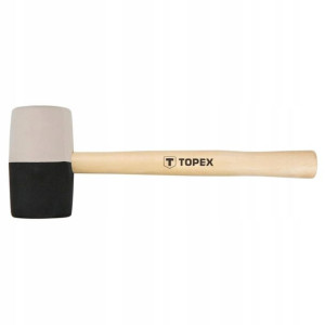 Młotek gumowy 63mm/680g, TOPEX 02A355