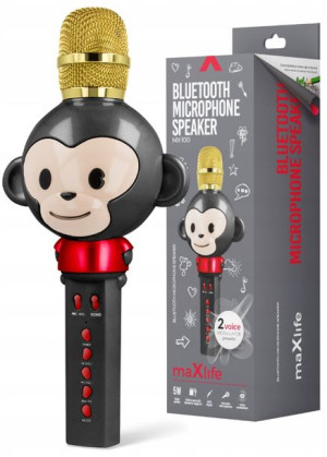 Mikrofon Bluetooth Z Głośnikiem Karaoke Dla Dzieci