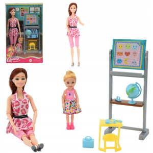 Lalka Nauczycielka Typu Barbie Akcesoria Zestaw