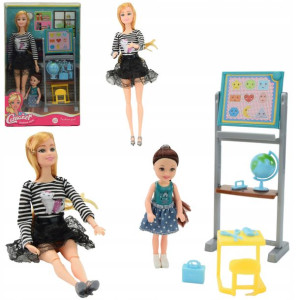 Lalka Nauczycielka Typu Barbie Zestaw Akcesoria