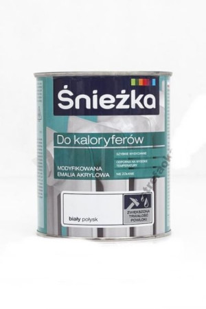 ŚNIEŻKA FARBA biała do grzejników CO kaloryferów