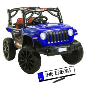 Auto na akumulator dla dzieci +EVA+Skóra+LEDy