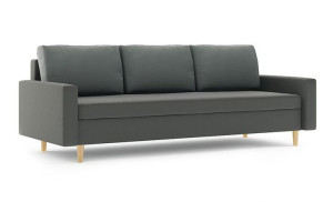 NOWOCZESNA KANAPA 215x90x75 cm ciemny szary