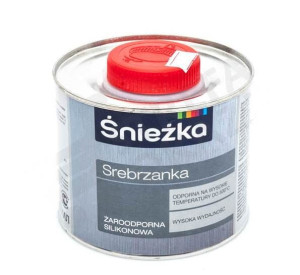 ŚNIEŻKA farba wysokotemperaturowa do pieca 0,5L