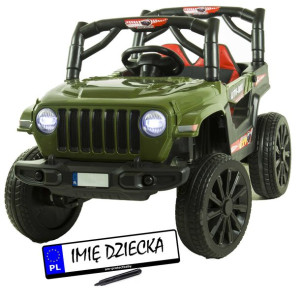 Auto na akumulator dla dzieci +EVA+Skóra+LEDy