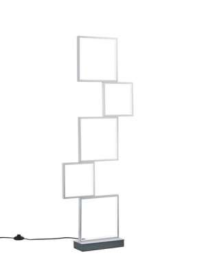 Sorrento lampa podłogowa srebrna 427710505 Trio