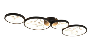 Groovy lampa sufitowa LED czarna 642110432 Trio