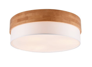 Seasons lampa sufitowa biało brązowa Boho 611500301 Trio