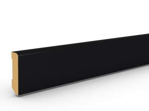 Listwa przypodłogowa czarna MDF R3 Plus wys. 8cm x długość 244cm cokół