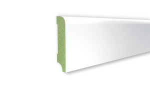 Listwa wilgocioodporna biała MDF R10 Plus wys. 6cm x długość 262cm cokół