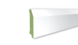 Listwa wilgocioodporna biała MDF RS wys. 8cm x długość 262cm cokół