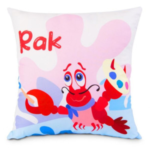 Poduszka przytulanka zodiak 40x40 rak